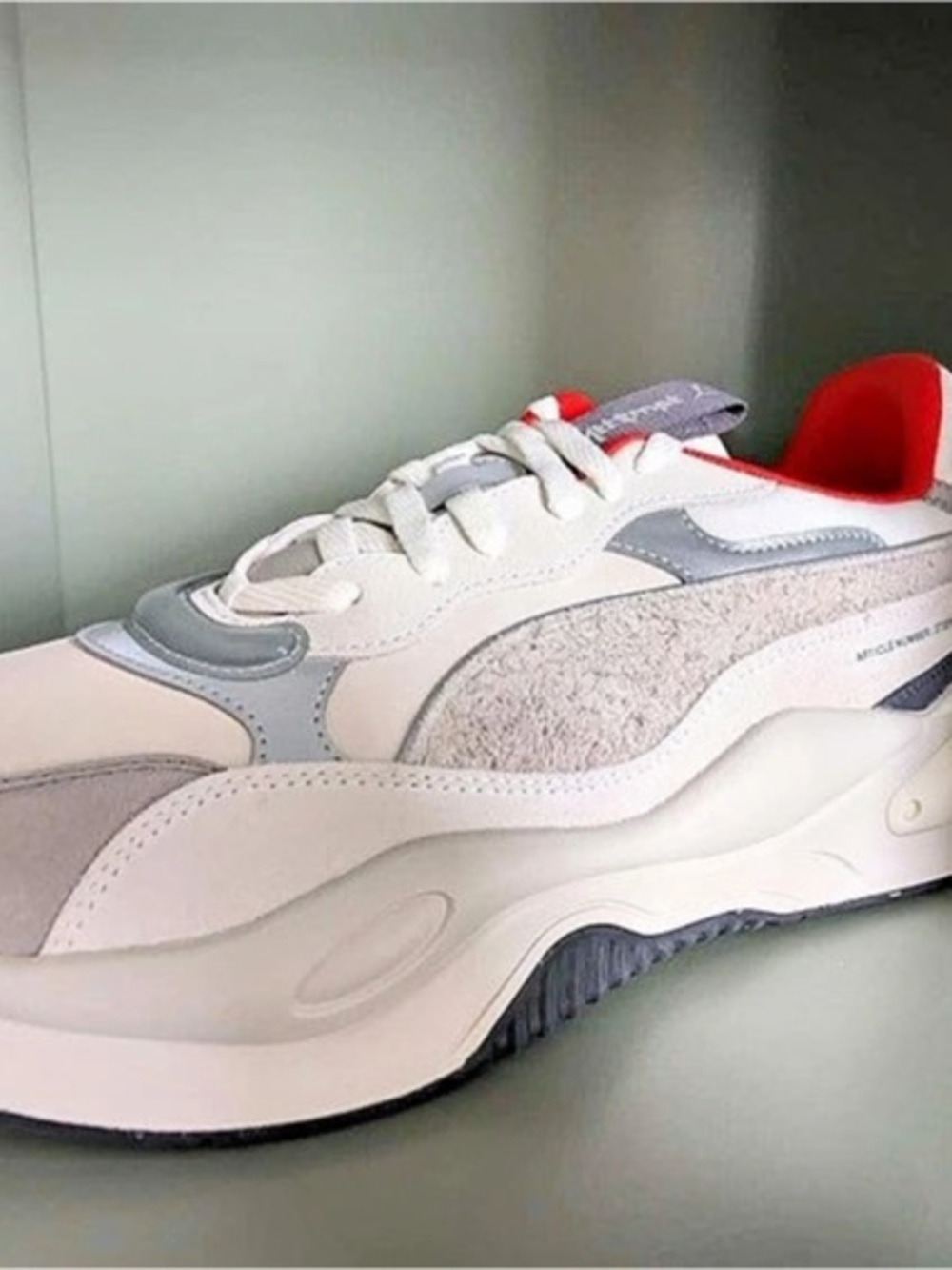 Puma RS-2K ATTEMPT Vaporous Gray Silver Mens Size 14 NIB Sneakers 373516-01